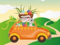 Bunnies Driving Cars Match 3 Online Puzzle Game
