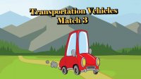 Transportation Vehicles Match 3 Puzzle Game