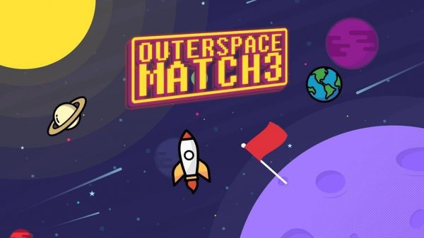 Outerspace Match 3 Puzzle Game