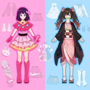 Anime Doll DIY Cosplay Game