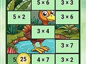 Number Tile Reveal: Bird